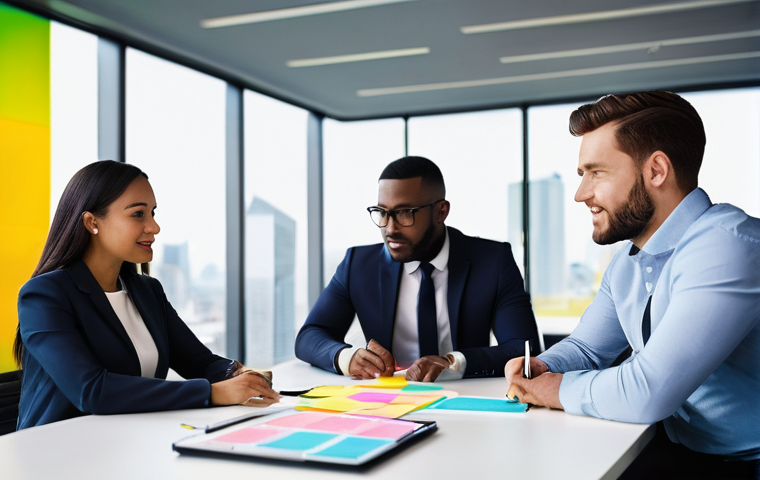 공연기획사 창업 성공 사례 - **Strategic Planning & Vision**
    "A diverse group of five event professionals, including men and ...