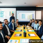 공연기획사와 협력업체 간 커뮤니케이션 - A vibrant event planning meeting room in S&atilde;o Paulo, Brazil, showing a diverse team of professionals ...